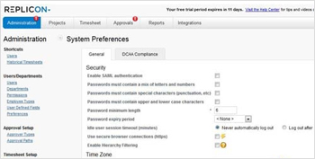 Time Tracking Features