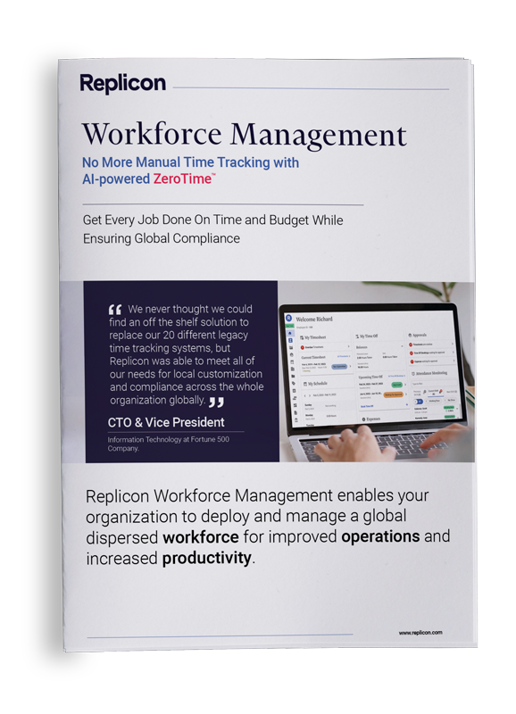 Workforce Management Datasheet: Gain Complete Control Over Global Compliance and Workforce Costs