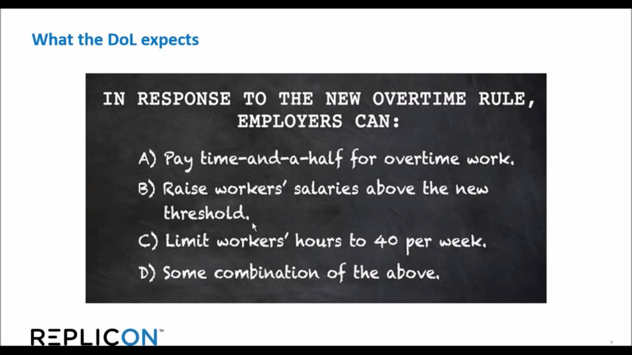 Best Practices to Manage the New Overtime Rules