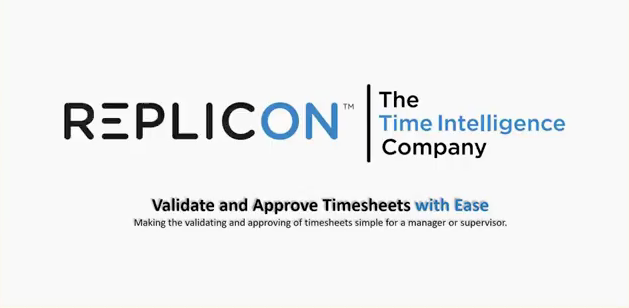Validate and Approve timesheets with ease