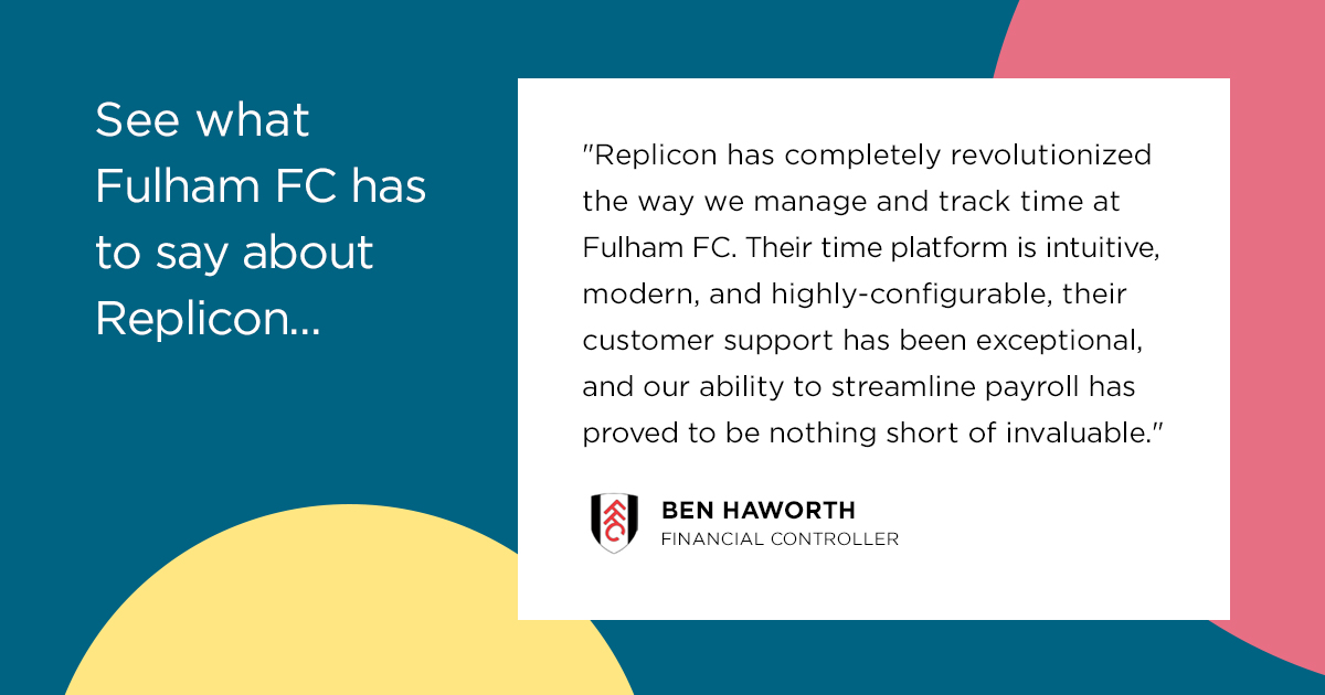 GOAL! Replicon Puts Renowned Football Club on Level Payroll Field