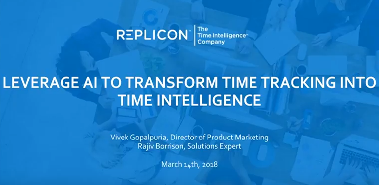 Leverage AI to transform time tracking into time intelligence® (EMEA session)