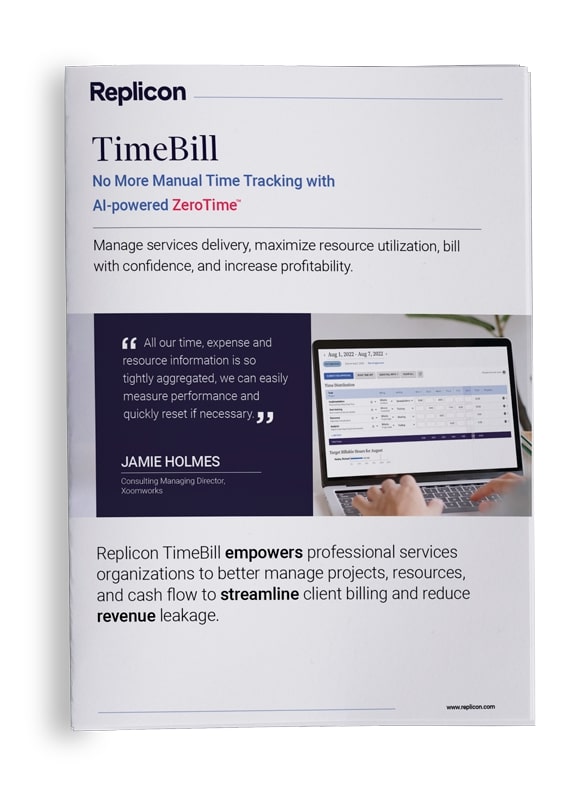 TimeBill Datasheet: Bill Clients Accurately and On Time in the Cloud
