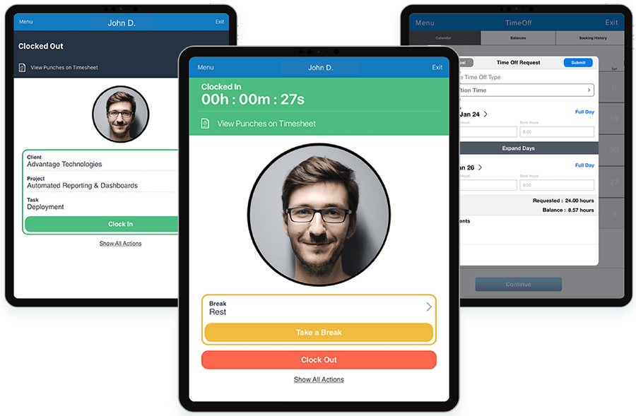 Cloud Time Clock App