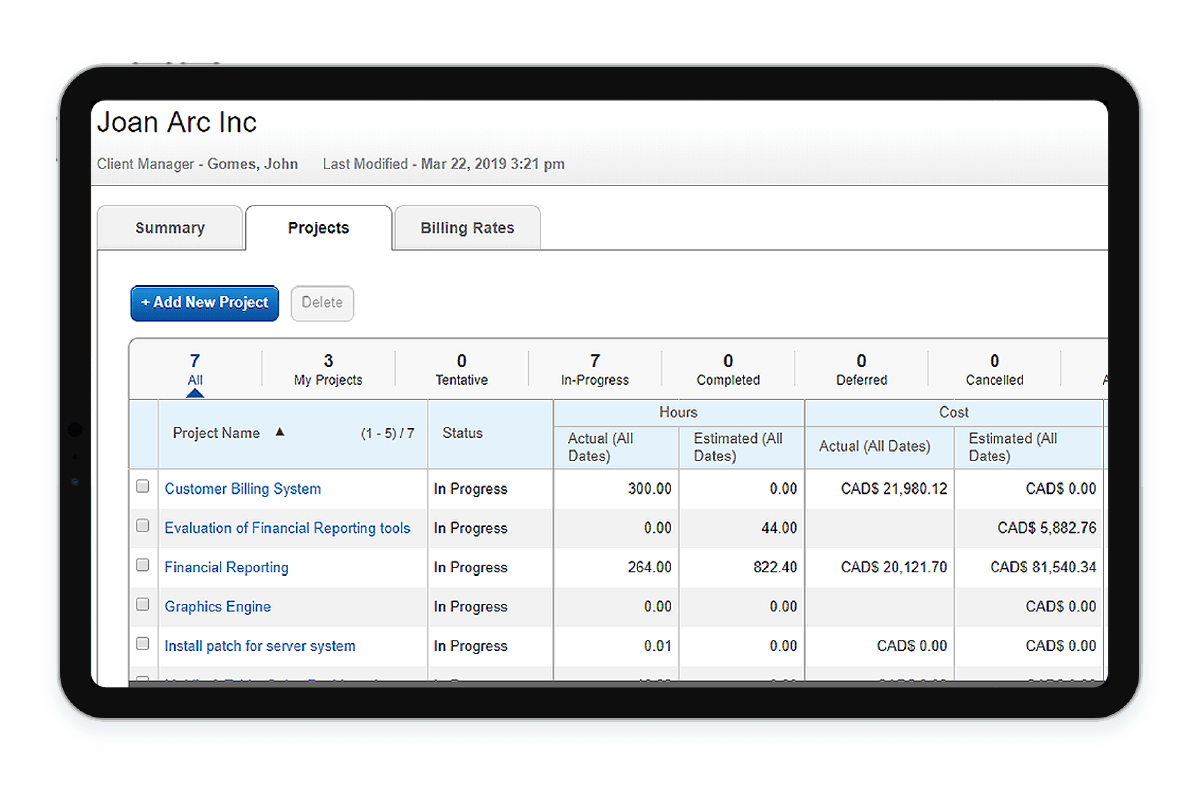 client management software