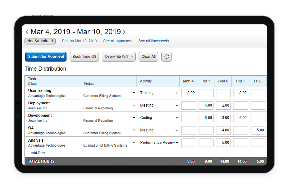 project time billing software