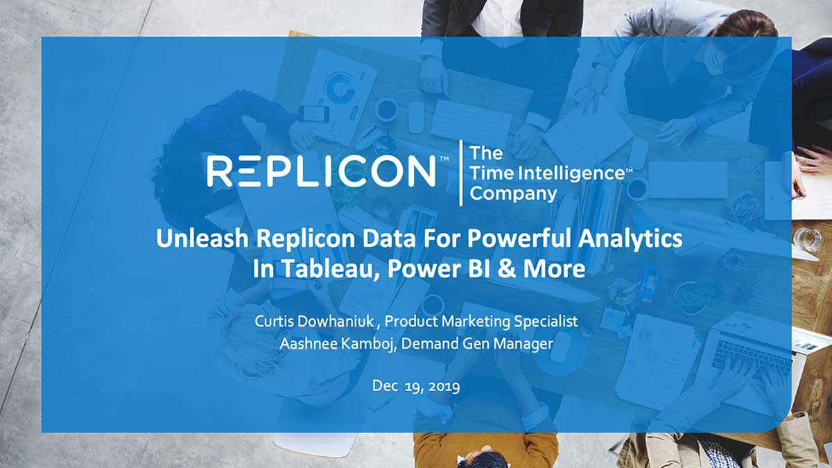 Unleash Replicon Data For Powerful Analytics In Tableau, Power BI & More