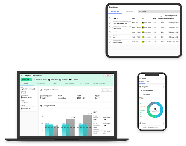 professional services intelligence platform