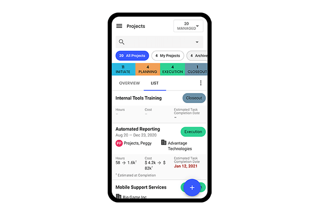 psa app for task management