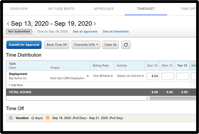 project time and expense tracking