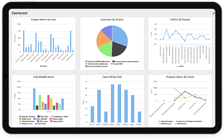 Robust Analytics and Reporting using Replicon Project Accounting Software