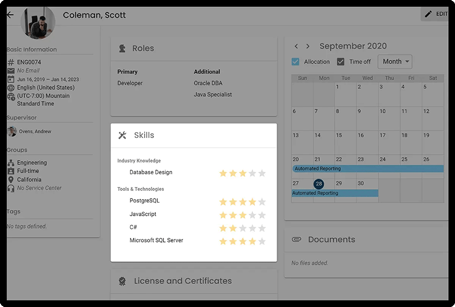 Skills Catalog