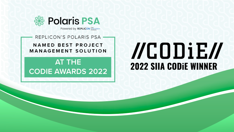 Replicon’s Polaris PSA Named Best Project Management Solution At The CODiE Awards 2022