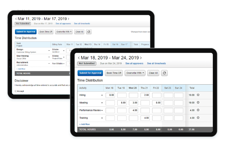 Configurable Timesheet Software