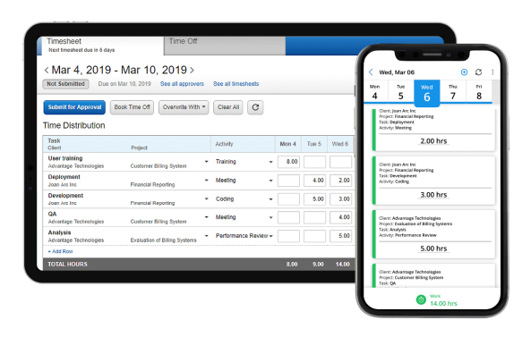 timesheets