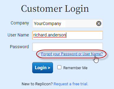 I forgot my account password or username! – How can we help you?