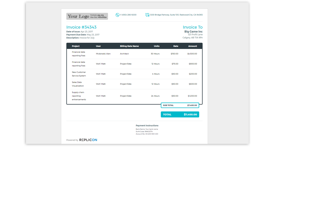 flexible invoicing engine