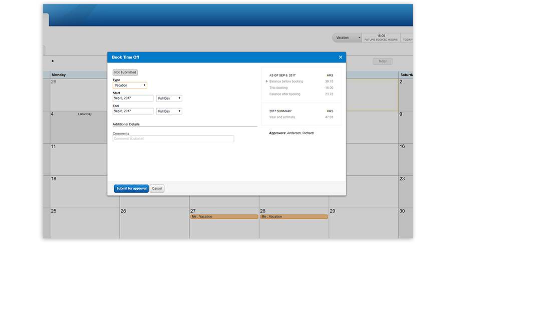 time off tracker employee time off tracking manage time off