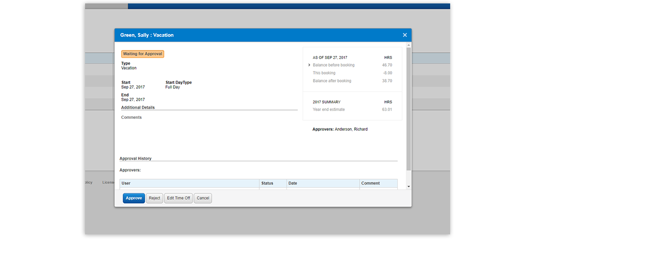 time off tracker employee time off tracking manage time off