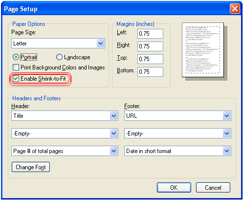 How To Enable Shrink To Fit In Internet Explorer Replicon