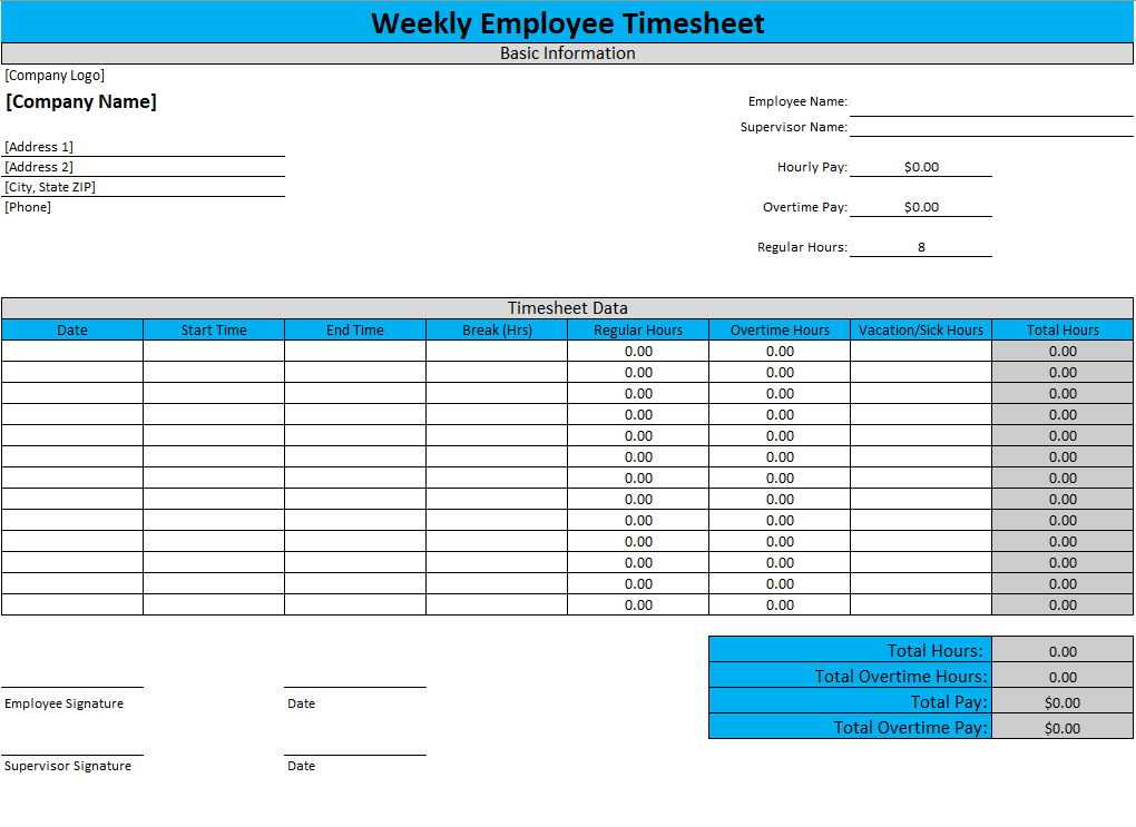 download our free weekly timesheet template replicon