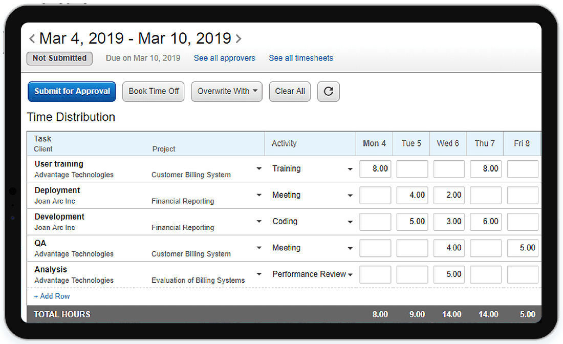 MS Dynamics Time Billing Software