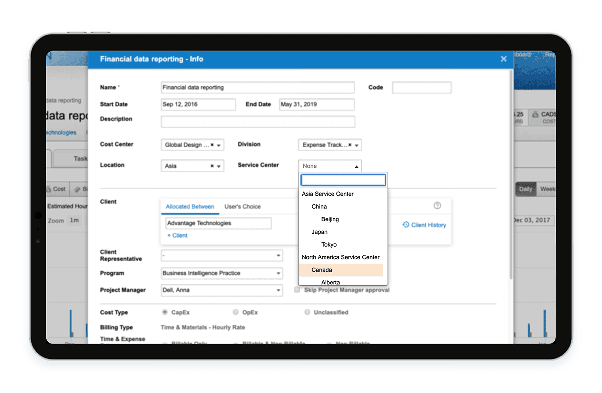 Configurable Time Tracking using Workday Integration