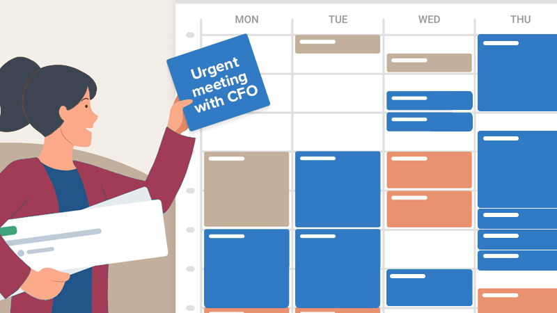 Maintain flexible time blocking calendar 