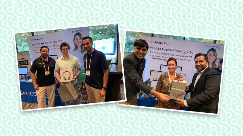 Replicon raffle draw winners at Resource Management Global Symposium 2022